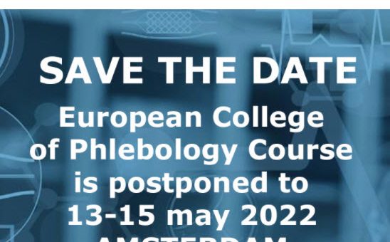 ECOP – European College of Phlebology, 13-15 May 2022, Amsterdam